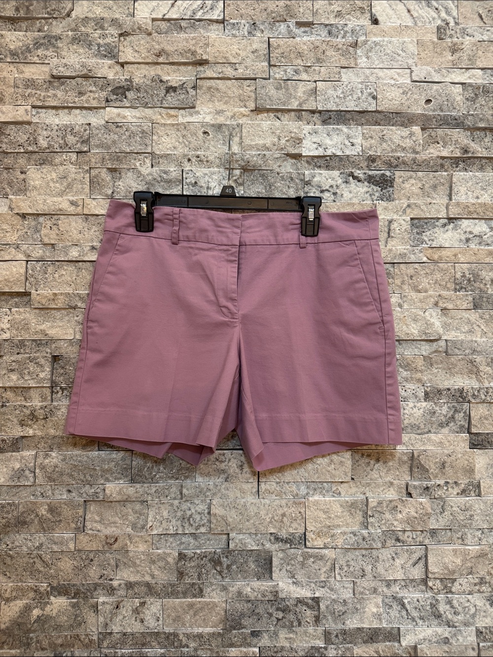 Women’s Lavender Flat-Front Shorts
